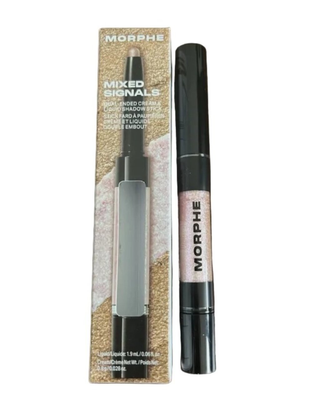 Morphe Mixed Signals Dual Ended Cream & Liquid Shadow - Lover, Fighter Full Size